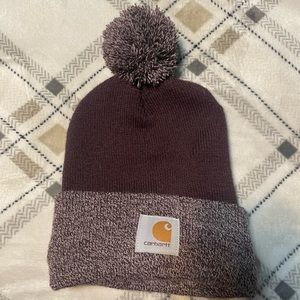 Carhart beanie with a little Pom Pom